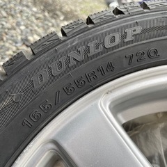 GIROホイール　165/55R14 スタッドレスタイヤ　ホイール付き4本