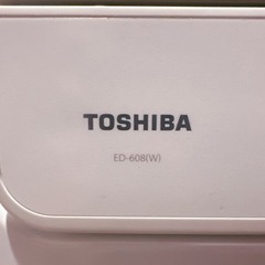 東芝 衣類乾燥機 ED-60C(W) 乾燥容量6kg ピュアホワイト