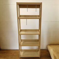 24C449_ジC Karimoku カリモク 書棚 Model QT2175ME オーク材 家具 ブックシェルフ インテリア 中古