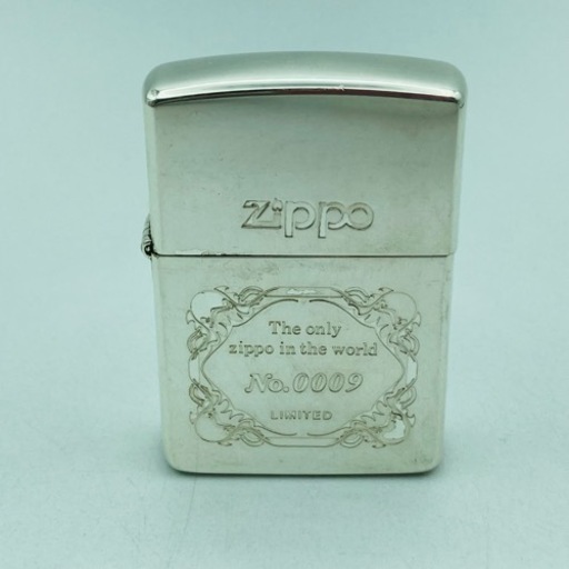 a0715601 ZIPPO ジッポ ライター LIMITED Nn.0009 オイルライター ロゴ USA コレクション タバコ 中古品
