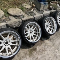 WORK EMOTION CR2P ホワイト 深リム18インチ 10.5J -13 11.5J -25 114.3-5H