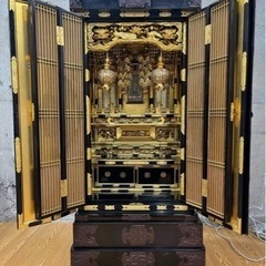 仏壇 二重扉 台付き セパレートタイプ コンパクト スリムタイプ 上品 金 豪華 アパート マンション 金彩仏壇 仏壇 二重扉 台付き セパレートタイプ コンパクト スリムタイプ 上品