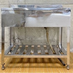 一槽シンク 作業台 流し台 ステンレス流し キッチン 洗い場 業務用 台所 流し シンク 厨房用品 厨房設備 店舗設備 キッチン用品