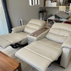 【値下げ】電動リクライニングソファ