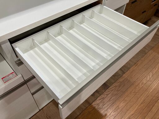 愛品館 市原店】ニトリ｜リガーレ160KB｜スライド扉キッチンボード 