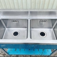 Maruzen マルゼン 2槽シンク 業務用 シンク 流し台 ステンレス 手洗い場 厨房用品 厨房機器 作業台 飲食店 店舗用