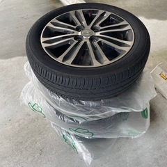 ダイハツ　タントカスタム純正ホイールタイヤ4本セット