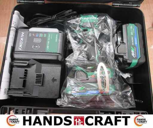 HIKOKI ハイコーキ WH36DC インパクトドライバ 未使用 36V マルチボルトバッテリー×2 充電器 【ハンズクラフト宜野湾店】