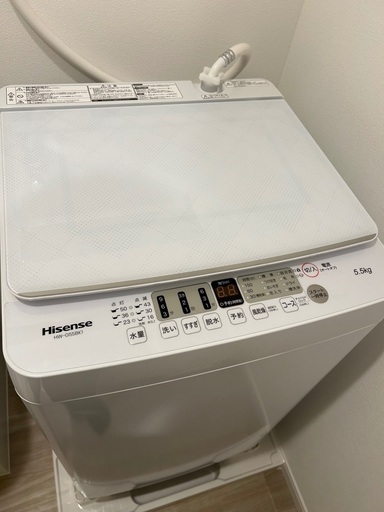 6月購入の洗濯機