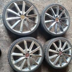 17インチアルミ、タイヤセット引き取り限定