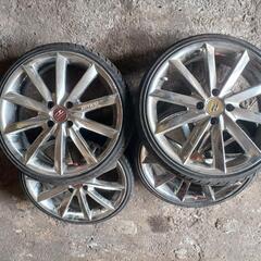 17インチアルミ、タイヤセット引き取り限定