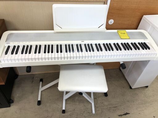 KORG　B1　電子ピアノ 鍵 スタンド付 アコースティック・ピアノタッチを再現したNH鍵盤　椅子付き 鍵盤楽器 演奏 クリーニング済 堺市 石津【ジャングルジャングルサカイ石津店】（