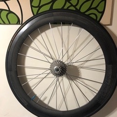  リアカーボンホイール　自転車　ロードバイク　アルテカセット付