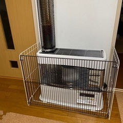 ［売約済みです］コロナ煙突式ストーブ(2020年製)　煙突、ストーブガード付き