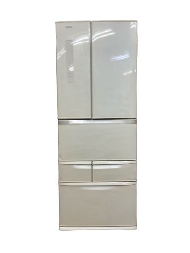 TOSHIBA/東芝 VEGETA/ベジータ 6ドア 冷凍冷蔵庫 フレンチドア 510L 自動製氷有り GR-F51FS(WS) 2013年製 引き取り限定 神奈川県横須賀市