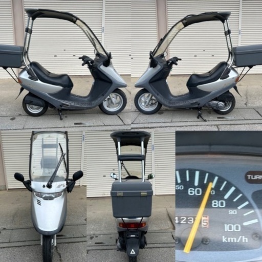 ⭐️屋根付きバイク・キャビーナ90快速2スト❗️プラグ・グリップなど