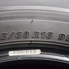 BS BRIDGESTONE ECOPIA NH100 215/60R16 16インチ 夏タイヤ 4本 21年製 バリ溝 マークX オデッセイ ヴェゼル等　(KTG027)