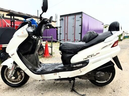 優れたエンジン。SYM X-pro RV125 efi。フロントタイヤはほぼ新品