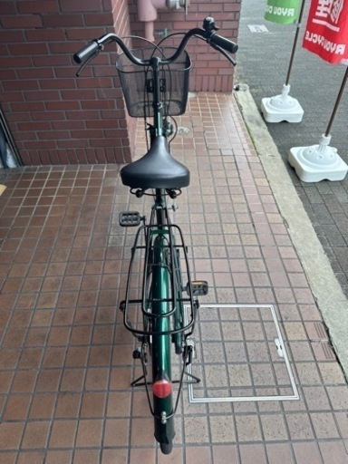 26インチ ママチャリ グリーン （ダブルワン 266 アサヒサイクル