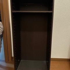 茶色い収納ボックス