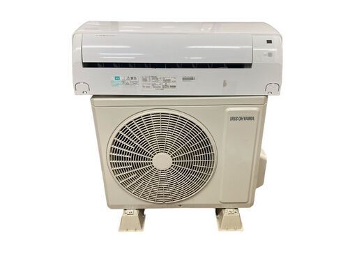 アイリスオーヤマ 2.2kW ルームエアコン 6畳～9畳 IHF-2206G 室外機 R32冷媒 説明書 リモコン 背板付き 引き取り限定 神奈川県横須賀市
