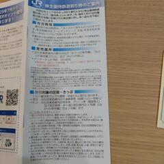 【遠方の旅行にお得】JR西日本株主優待優待券