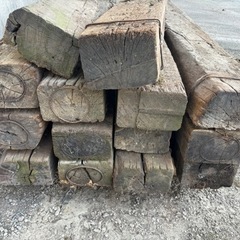 枕木あります。取引終了しました。