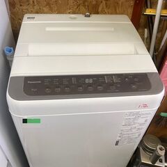 ☆中古￥13,800！Panasonic　7.0kg洗濯機　家電　NA-F70PB14型　2020年製　幅56㎝ｘ奥行57㎝ｘ高さ96㎝　【BG100】
