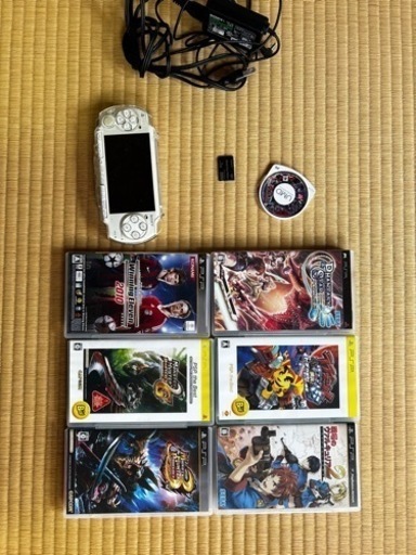 PSP 2000バッテリーなし　ソフト多数