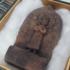 【骨董品】仏像  かなり古い仏像が出てきました！ 『供養十万仏像』◐郵送・宅配可能 骨董品】仏像 かなり古い仏像が出てきました！ 『供養十万仏像』◐郵送