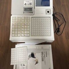 カシオ　CASIO 電子レジスター　SR-c550