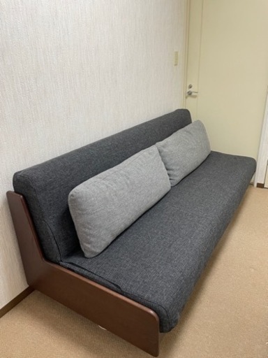 モーブル ソファベッド ごろ寝ソファ 組み立て不要 完成品