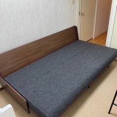 モーブル ソファベッド ごろ寝ソファ 組み立て不要 完成品