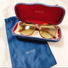 【美品】 GUCCI サングラス スター GGロゴ 人気モデル べっ甲柄