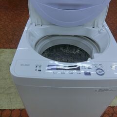 ID 198302 洗濯機5.5K シャープ 2017年 ES-GE5A-V