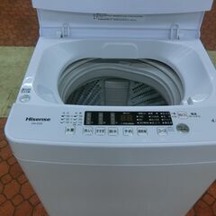 ID 197022　洗濯機4.5K　ハイセンス　２０２２年」HW-E45E