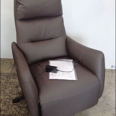 【￥35000-】美品◆ニトリ 電動リクライニングパーソナルチェア 2モーター LE01 ダークブラウン 回転式 USB電源