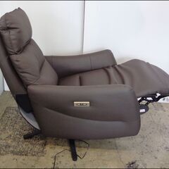 【￥35000-】美品◆ニトリ 電動リクライニングパーソナルチェア 2モーター LE01 ダークブラウン 回転式 USB電源