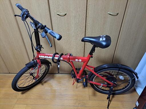 折りたたみ自転車(6段階ギア)