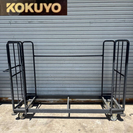 WY12/84 コクヨ KOKUYO 会議テーブル 長テーブル 折りたたみテーブル 収納 積み重ね 台車 運搬 学校 オフィス 会議★直接引取限定　