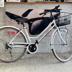 【愛品館江戸川店】アサヒ　27インチシティーサイクル　CASULY　ホワイト　ID:122-044401-007