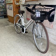 【愛品館江戸川店】アサヒ　27インチシティーサイクル　CASULY　ホワイト　ID:122-044401-007