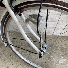【愛品館江戸川店】アサヒ　27インチシティーサイクル　CASULY　ホワイト　ID:122-044401-007