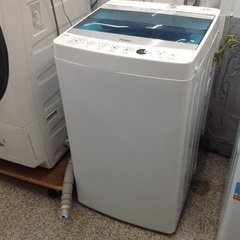 「ジモティー見た」で10％OFF！【5.5kg全自動洗濯機】5.5kg全自動洗濯機 Haier ﾊｲｱｰﾙ JW-C55A 5.5kg 2018年製:ホワイト✕ブルー