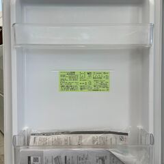 6ヶ月保証付き！！　冷蔵庫　シャープ　SJ-D15G-W　2021　幅(W)495mm × 奥行(D)598mm ×  高さ(H)1203mm