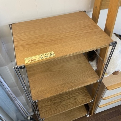 配達可【無印良品】【棚　オープンシェルフ】クリーニング済み【管理番号11607】