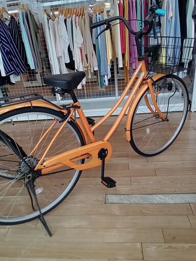★ジモティ割あり★  自転車 27 オレンジ クリーニング済み TK2580