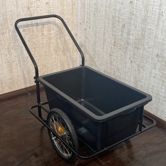 <加東市>便利なキャリー★アルインコ　プラバケットキャリー　アウトドア　キャンプ　ノーパンク　荷車 加東市>便利なキャリー☆アルインコ プラバケットキャリー アウトドア