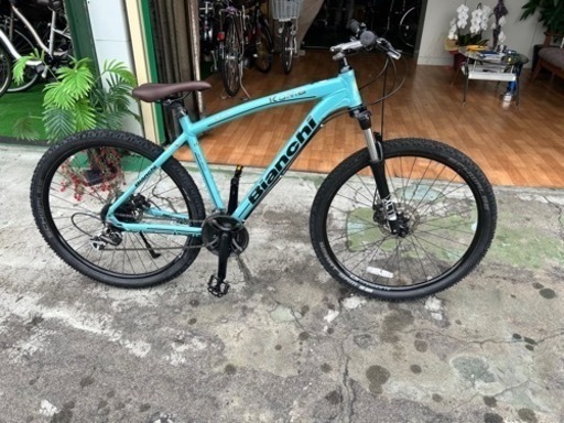 No.139 Bianchiビアンキ KUMA 27.3 3×8S 27.5×2.10 480サイズ マウンテンバイク整備済み
