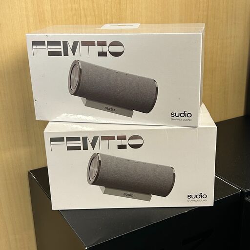 総額20,000円以上!】新品未開封 Sudio スーディオ FEMTIO Silver ワイヤレススピーカー シルバー 2個セット - スピーカー 総額20,000円以上!】新品未開封 Sudio スーディオ FEMTIO Silver ワイヤレススピーカー シルバー 2個セット - スピーカー